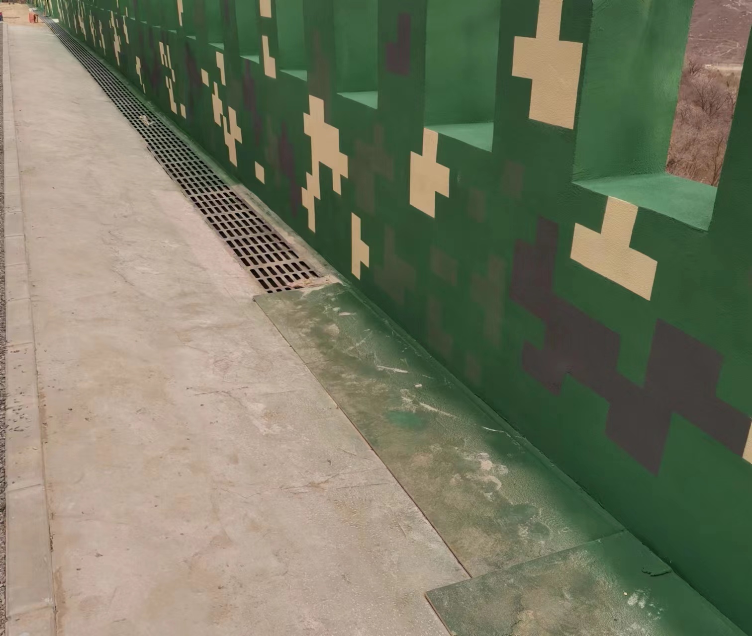 南充围墙迷彩喷涂,数迷彩漆